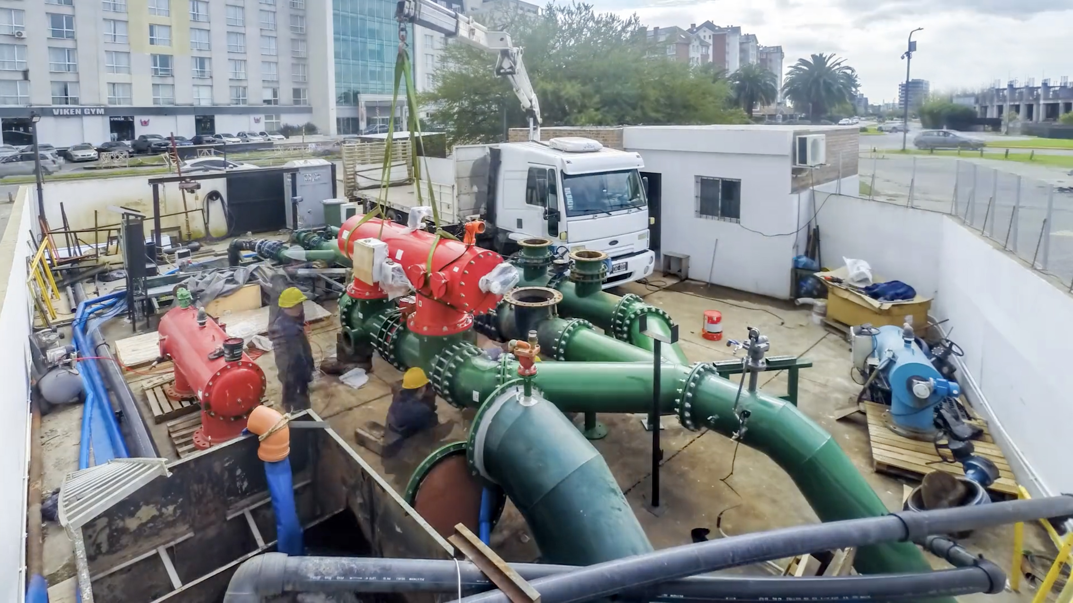Modificación sistema de riego — infraestructura de Nordelta en Nordelta, Buenos Aires, registro audiovisual por Interval